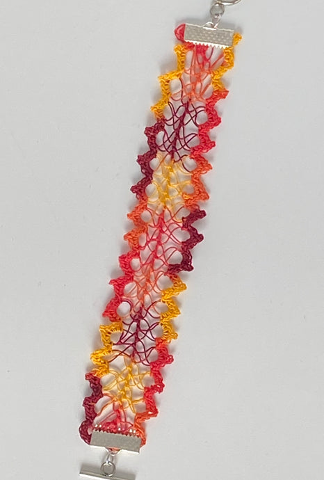 Bracelet dentelle au crochet     Plusieurs coloris