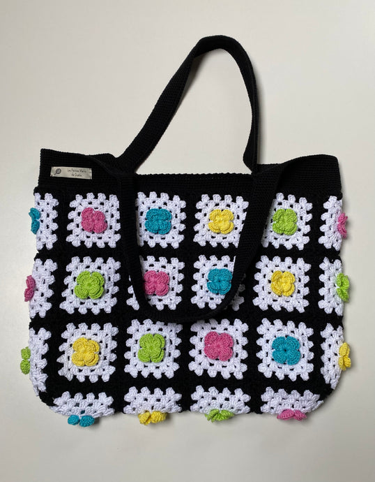Grand sac fait main au crochet   Pièce unique